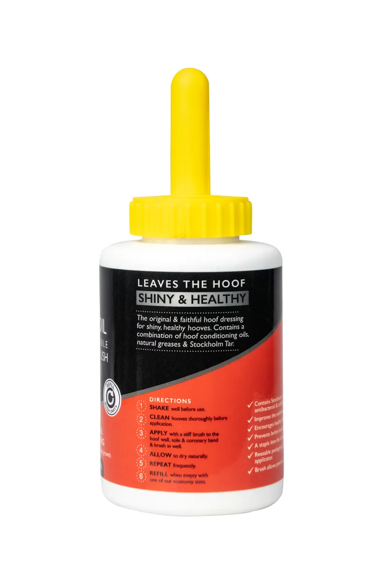 Lincoln Classic Hoof Oil with Reusable Bottle and Brush - 450ml-1
